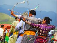 Archers at Naadam Festival, Mongolia |  <i>Caroline Mongrain</i>