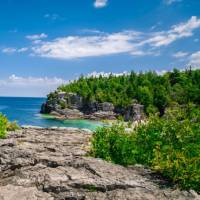 The Bruce Trail is one of Canada's most striking coastal hikes