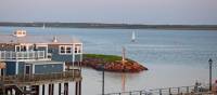 Dining with a stunning sea view at sunset — the perfect way to end the day | Nathalie Gauthier