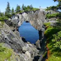 The day hike culminates at the massive Berry Head sea arch | Caroline Mongrain