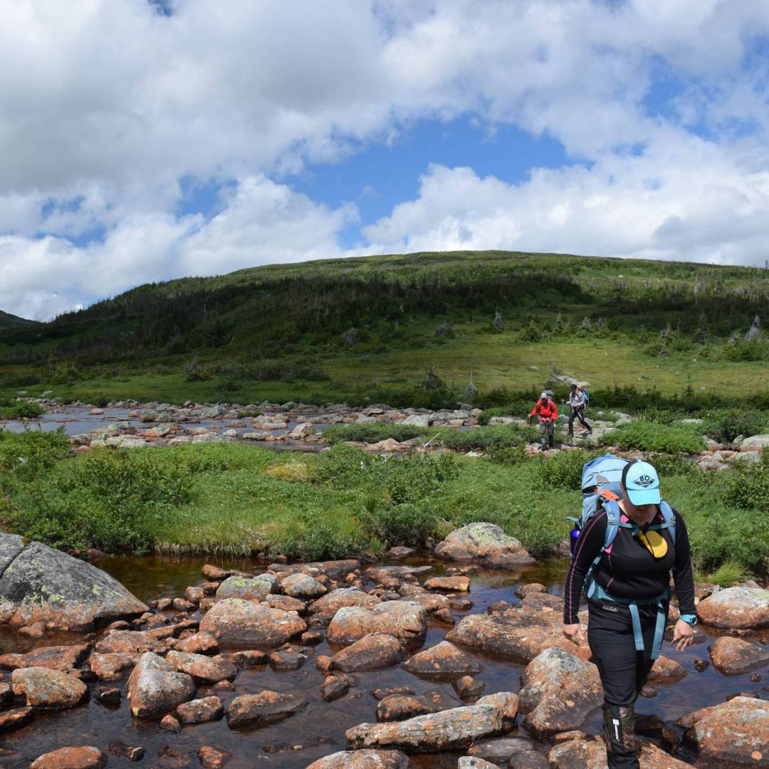 Plenty of pretty river crossings as we traverse the Long Range Mountains