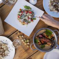 After a day on the trail, nothing's better than a great meal | Gaëlle Leroyer