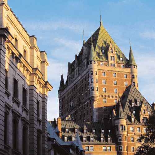 The Chateau Frontenac in Old Quebec City is an iconic historic landmark