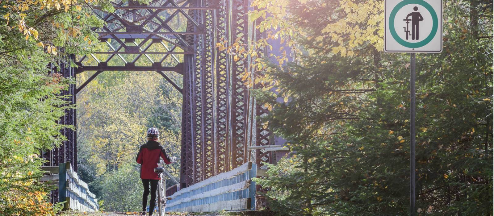 Please respect the signs on the trails